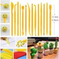 14Pcs/Set Plastic Clay Sculpting Set Wax Carving Pottery Tools Carving Sculpture Shaper Polymer Modeling Clay Tools. 