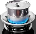 High Efficiency Gas Stove Energy Saving Cover Heat Insulation Pot Holder Wind Shield Rack.