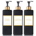 Plastic Pump Refillable Bottles for Shampoo Conditioner Body Wash Bathroom Shower Dispenser 500ML/16.9oz Empty Refill Container. 
