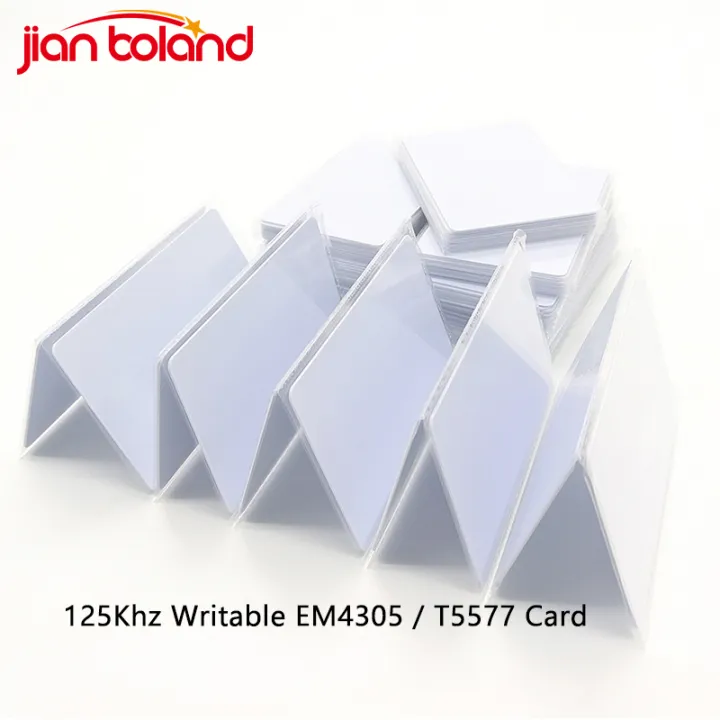 RFID 125KHz EM4305 T5577 5200 Blank Card Writable Smart Access Control Key Read/Write Program Card Changeable Copy White Card