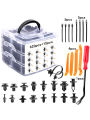 620Pcs Car Fastener Clips Mixed Car Fasteners Door Trim Panel Auto Bumper Rivet Retainer Push Engine Cover Fender Clip. 