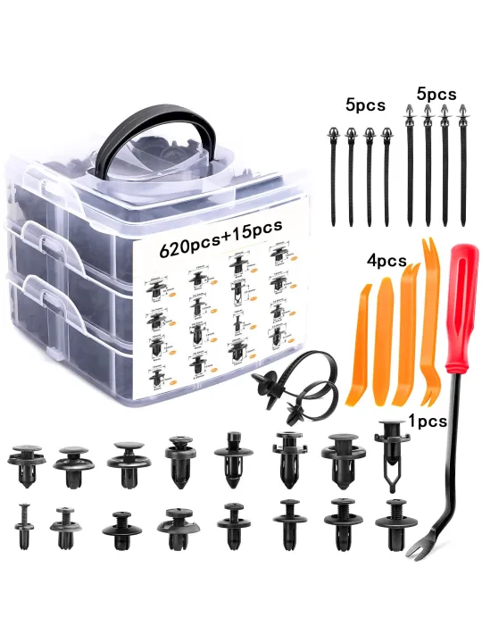 620Pcs%20Car%20Fastener%20Clips%20Mixed%20Car%20Fasteners%20Door%20Trim%20Panel%20Auto%20Bumper%20Rivet%20Retainer%20Push%20Engine%20Cover%20Fender%20Clip%20-%20Image%207