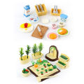 Forest Animal Family Dollhouse Furniture 1/12 Miniature Toys Girl Dolls Accessories Bedroom Bathroom Dollhouse Kit For Dolls.