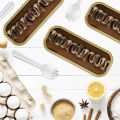 Mini Cake Pans with Lids and Spoons 200ml Non-Stick Foil Baking Pans Tins Reusable Aluminum Foil Loaf Pans for Home. 