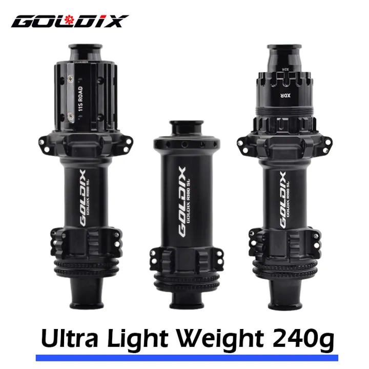 GOLDIX R180SL Ultralight Road Bike Hub 240g 36T Ratchet Center Lock ...