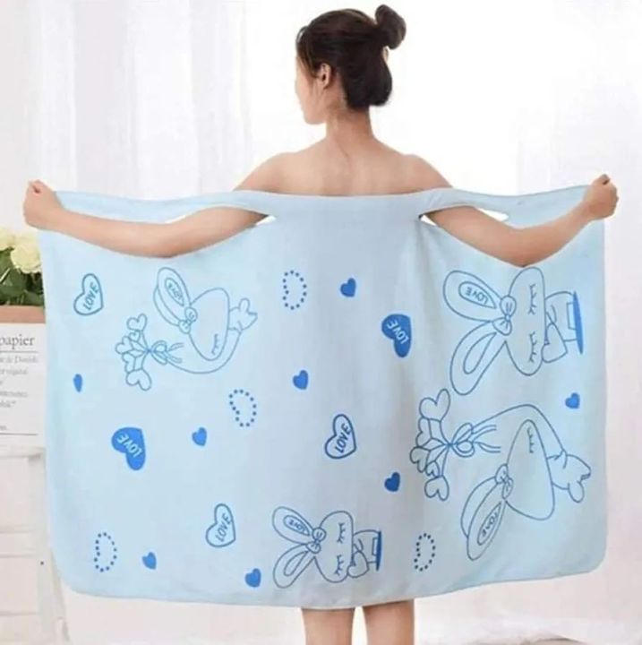 Gokich%20(%7B%5BSet%20of%201%20PCS%20ONLY)%20Bath%20Robe%20Towel%20for%20Women,%20Cotton%20Bathrobe%20for%20Girls%20&%20Women,%20Dress%20Towel%20for%20Ladies.(Multi)%20-%20Image%204