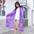1pc Hooded Rain Coat Women Men Impermeable Thickened Waterproof Tourism Outdoor Hiking Rain Poncho Outdoor Products.
