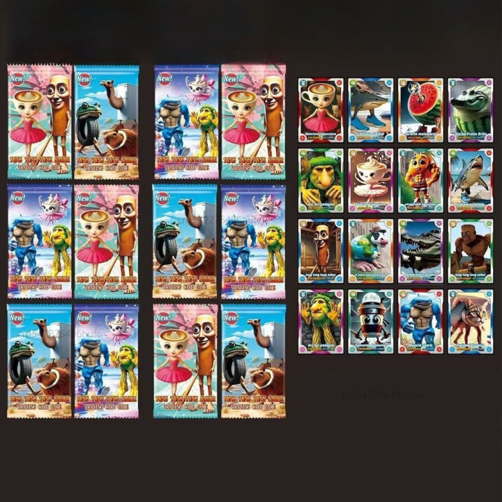 8/288Pcs%20Collection%20Cards%20Italian%20Brainrot%20Tungtungtung%20Sahur%20Tralalero%20Tralala-Children's%20Card%20Game%20Toy%20Trading%20Cards%20Gift%20-%20Image%205