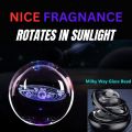 Car Aromatherapy Diffuser

Car Air Freshener Perfume

Rotating Car Fragrance Diffuser

Planet Car Perfume Ornament

Solar Car Air Freshener (if powered by solar light for rotation)

Crystal Ball Car Fragrance

Car Aromatherapy Decoration. 