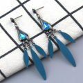 Game Honkai: Star Rail Cosplay Aventurine Ear Studs Pendant Ear Clips Fashion Earrings Jewelry Accessories .