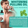 Natural Coconut Mint Pulling Oil Mouthwash Fresh Oral Hygiene Breath Odor Removal Gentle Alcohol-Free Mouth Gum Care Anticavity. 