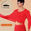 2024 Winter Base Layer Suit for Men, 1PC Ultra-Thin Thermal Underwear Set, Keep Men's Skin Warm and Comfortable. 