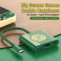 PD100W Game Docking Station Support TV Dock Mode USB-C to 4K HDTV Hub For Steam Deck Phone iPad Laptop.