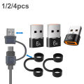 6A OTG USB to USB C Adapters Durable Metallic Build Universal Compatibility Including iPhone iPad S23 IWatch AirPods.