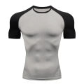 Men's Compression Shirts Summer Short Sleeves Tees T-shirt Gym Workout Fitness Running Tops Undershirts Baselayer Sportswear.