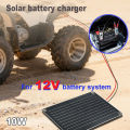 10W 12V Solar Battery Charger & Maintainer Pro, Built-in UltraSmart MPPT Charge Controller,10W Solar Panel Trickle Charging Kits. 
