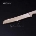 Colorful Knife Set for 6 Pieces, High Carbon Steel Kitchen Knife Set, Environmental Wheat Straw Material Handle, Sharp All-purpose Professional Chef Knife with Gift Box YIPFUNG. 