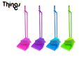 Plastic Long Handled Dustpan & Brush Set For Cleaning - Things store. 