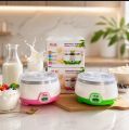 (Doi) Yogurt Maker-Automatic Stainless Steel - ABS + PP - 220-240V - 15W - 1L Capacity - On/Off Switch - Light Indicator - 7-9 Hours Preparation Time ..