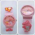 Sanrio watch children silicone strap analog watch. 