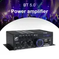 AK380 Bluetooth-Compatible Amplifier 2 Channel Home Theater Amplifier HIFI Bass Music Player USB AUX Karaoke for Home Car. 