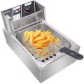 Hoffmans Electric Deep Fryer - 6L - Single Tank - Hm-88-1. 