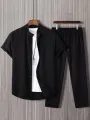 Summer Breeze Collection: Men's Stylish Breathable Half-Sleeve Shirt & Trouser – Lightweight Comfort for Hot Days!. 