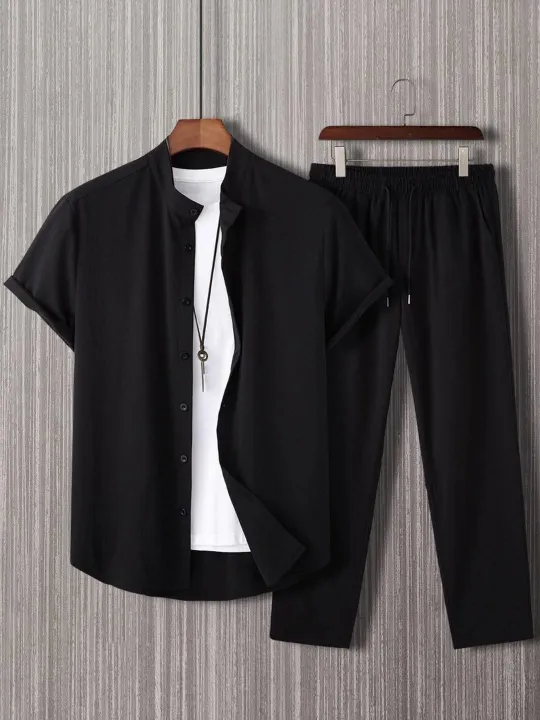 Summer%20Breeze%20Collection:%20Men's%20Stylish%20Breathable%20Half-Sleeve%20Shirt%20&%20Trouser%20%E2%80%93%20Lightweight%20Comfort%20for%20Hot%20Days!%20-%20Image%204