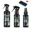 Car Plastic Restorer Polish Leather Cleaner Spray Back To Black Gloss 50ml/100ml/300ml Interior Plastic Renovator Car Accessorie. 