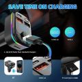 Car Bluetooth 5.0 FM Transmitter Wireless Adapter Mic Audio Receiver Auto MP3 Player 2.1A Dual USB Fast Charger Car Accessories. 