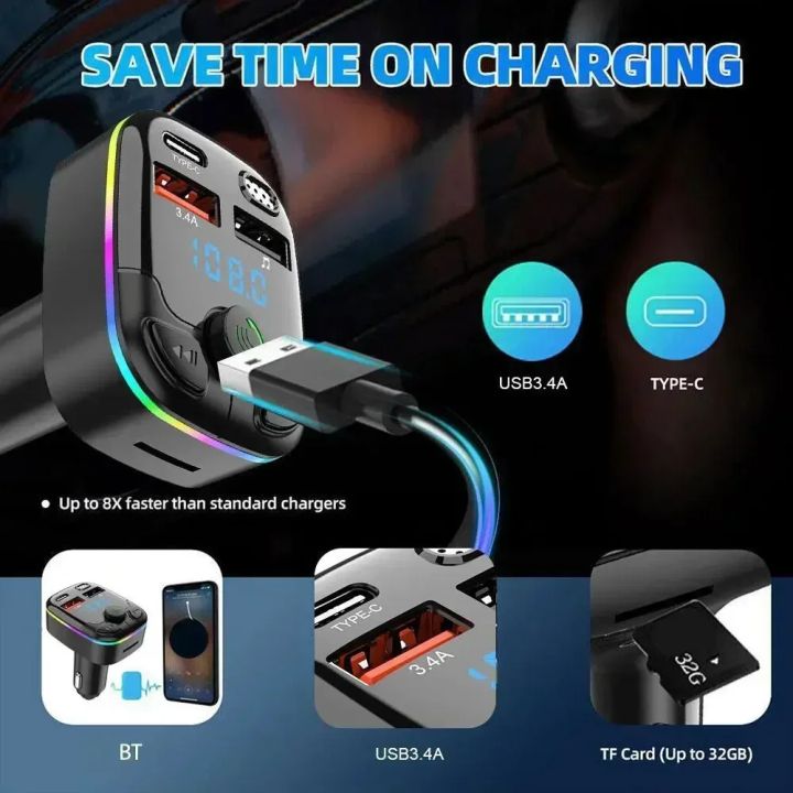 Car%20Bluetooth%205.0%20FM%20Transmitter%20Wireless%20Adapter%20Mic%20Audio%20Receiver%20Auto%20MP3%20Player%202.1A%20Dual%20USB%20Fast%20Charger%20Car%20Accessories%20-%20Image%202