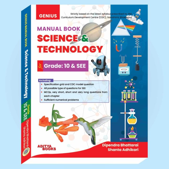 Aditya Science & Technology Manual For Grade-10 || SEE Science Manual || New Edition 2081