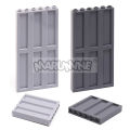 Marumine 30PCS 23405 Panel 1x6x5 Corrugated Plate MOC Model Kit Container Car Track Accessories Building Bricks Idea Parts. 