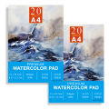 A3/A4/A5 Watercolor Pad, 140lb/300gsm, 20 Sheets | Cold-Pressed, Acid-Free, Artist Paper for Adults and Students - Painting, Gou. 