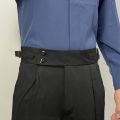 Men'S Knit Fabric Shirt Stays, Adjustable Elastic Non-Slip Polyester Belts for Formal Shirts, Ideal for Weddings,Groomsmen Gifts.