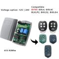 Garage Door Gate Recevier Smart Switch DC12V 24V 433.92MHz Fixed Code and Rolling Code Transmitter Switch. 