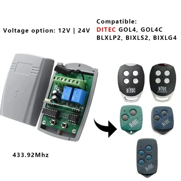 Garage%20Door%20Gate%20Recevier%20Smart%20Switch%20DC12V%2024V%20433.92MHz%20Fixed%20Code%20and%20Rolling%20Code%20Transmitter%20Switch%20-%20Image%203