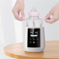 Baby Bottle Warmer & Sterilizer 6-in-1Multifuntion Breast Milk Warmer Accurate Temperature Control Baby Bottle Heater. 
