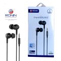 Original Ronin R-9/R9 Handsfree 3.5mm - Crystal Clear HD Sound Ronin R9 Handsfree - Best Ronin Handsfree ever for Call,Music & Gaming. 
