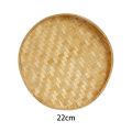 Hand-Woven Bamboo Sieve Bamboo Dustpan Fruit Bread Storage Basket Japanese Kitchen Fruit Tableware Display Storage Tray. 