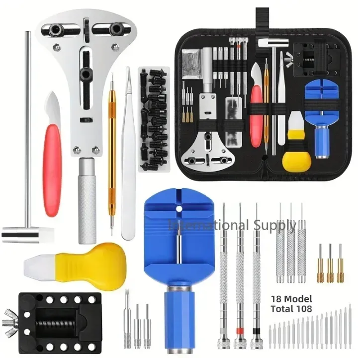 Watchmaker Set 147pcs/set Watchmaker Watch Repair Repairing Tools Kit, Case ...