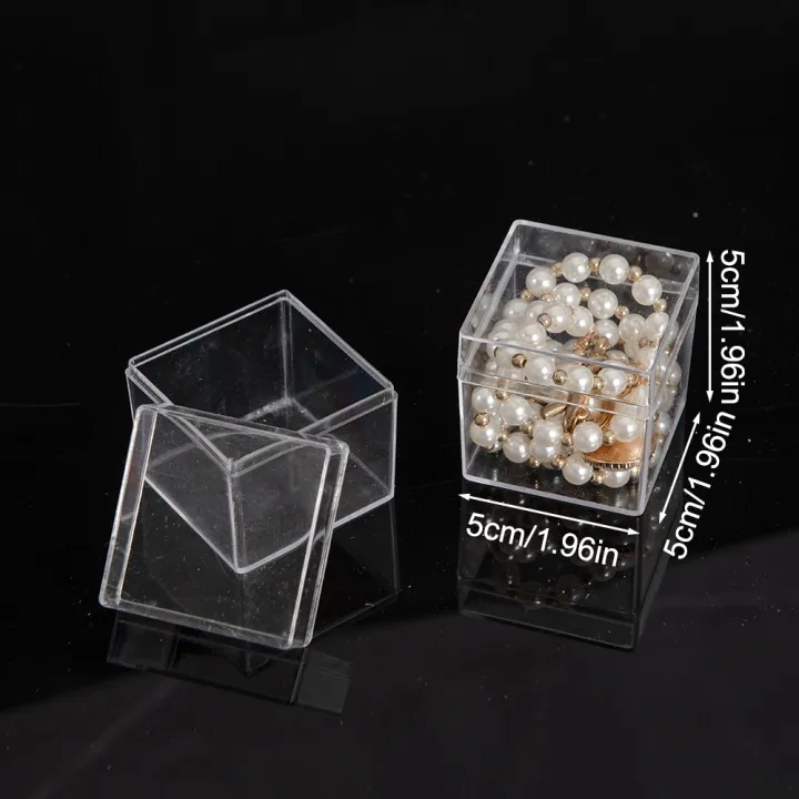 36PCS%20Food%20Grade%20Transparent%20PS%20Plastic%20Square%20Packaging%20Boxes%20with%20Open%20Top%20And%20Bottom%20Covers%20Candy%20Storage%20Accessory%20Nail%20Slic%20-%20Image%205