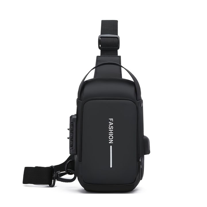 Stylish%20Men's%20Sling%20Bag%20-%20Durable%20Oxford%20Fabric,%20Crossbody%20Chest%20Pack%20with%20Phone%20Pocket,%20Zip%20Closure%20for%20Daily%20Commute%20-%20Image%208