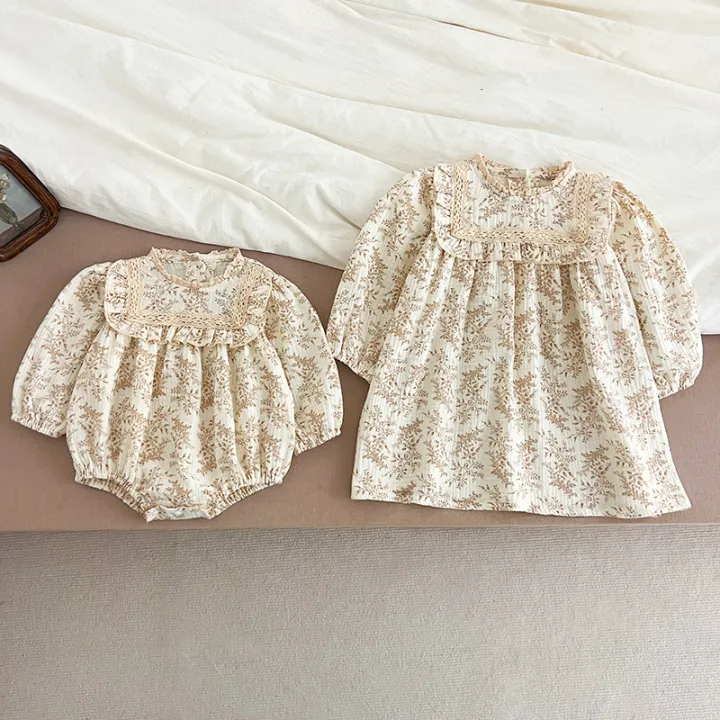 New%20Sisters%20Dress%20Infant%20Baby%20Girls%20Lace%20Collar%20Dress%20Rompers%20Kids%20Girls%20Vintage%20Flowers%20Princess%20Dress%20Family%20Clothes%20Rompers%20-%20Image%207
