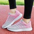 Women Casual Shoes Comfortable Breathable Walking Mesh Flat Shoes Sneakers Women Gym Vulcanized Shoes White Female Footwear.