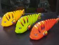 Clockwork plastic fish Simulation animal plush jumping stail children's toys -1pcs.