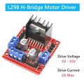 L298N H-Bridge Motor Driver Module. 