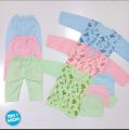 3 Piece New Born Baby Clothes With Cap And Trousers. 