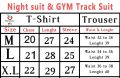 full Sleeve LMS Printed Night Suit For Women And Girls Best For Night Wear (RC116). 