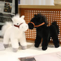 30cm High Quality Super Realistic Pony Plush Toys Stuffed Animal Standing Horse Plush Dolls Room Decor Funny Birthday Kids Gift. 